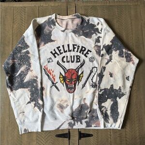 Hellfire Club Graphic Sweater - Black and White